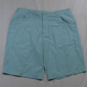 Short‎ Par 4 36 x 11" Light Blue Performance Tech Golf Chino Shorts